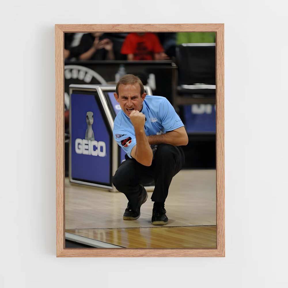 Poster Le Dunk de Norm – affiche Bowling (vue 4)